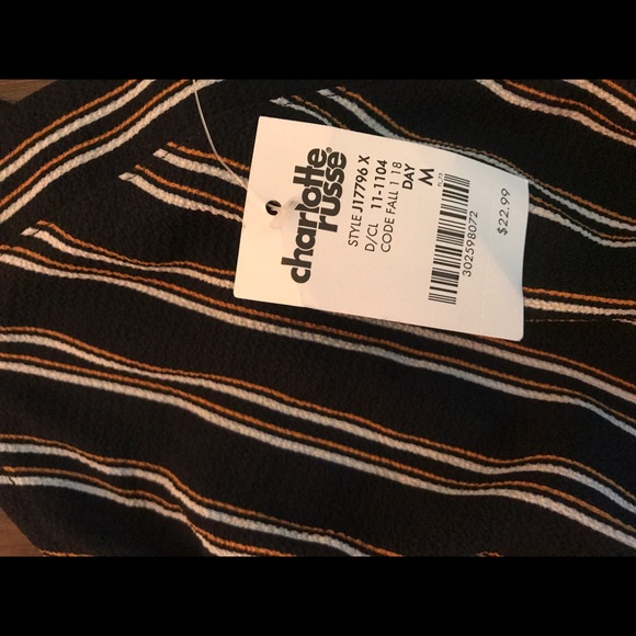 Charlotte Russe navy blue tank top bodysuit - Picture 4 of 4